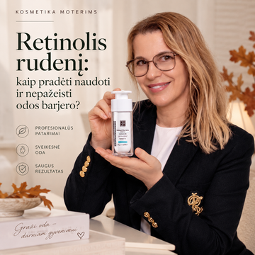 Retinolis rudenį: kaip pradėti naudoti ir nepažeisti odos barjero?