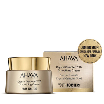 AHAVA YOUTH BOOSTERS CRYSTAL OSMOTER™ X6 ODOS TEKSTŪRĄ GERINANTIS VEIDO KREMAS, 50 ML