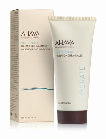 AHAVA TIME TO HYDRATE DRĖKINAMOJI KREMINĖ VEIDO KAUKĖ, 100 ml