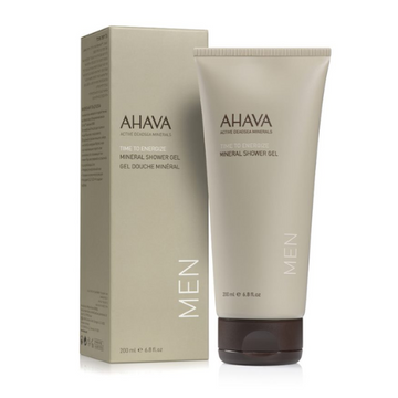 AHAVA TIME TO ENERGIZE MEN MINERAL DUŠO GELIS VYRAMS, 200 ml