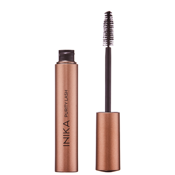 INIKA ORGANIC BLAKSTIENŲ TUŠAS JAUTRIOMS AKIMS BLACK,  8.5 ML