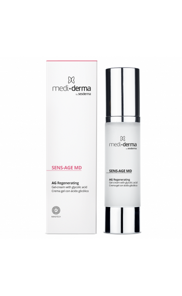 MEDIDERMA gelinis veido kremas su glikolio rūgštimi