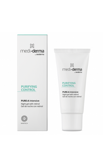 MEDIDERMA pure-a intensive naktinis sebumą reguliuojantis gelis 30ml