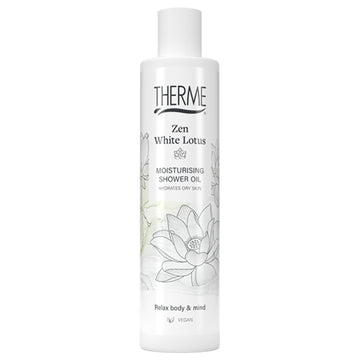 THERME ZEN WHITE LOTUS DRĖKINANTIS DUŠO ALIEJUS, 250 ML