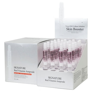 THESERA SIGNATURE RED VITAMIN ŠVIESINANČIOS IR SKAISTINANČIOS AMPULĖS, 20x4 ML