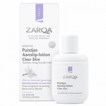 ZARQA CLEAR SKIN TAŠKINIS LOSJONAS Į AKNĘ LINKUSIOS ODOS INTENSYVIAI PRIEŽIŪRAI, 20 ML