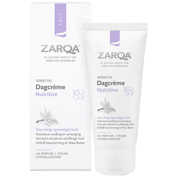 ZARQA MAITINAMASIS DIENINIS VEIDO KREMAS, 50 ML
